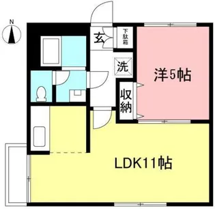 ステラウインド梅ヶ丘【2階】の間取り