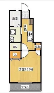 パシフィコ A【1階】の間取り