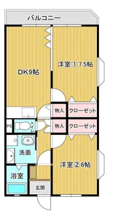 アポログリーンハウス【2階】の間取り