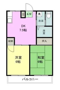 アメニティー領家【2階】の間取り