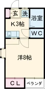 ステイシアIII大嶋レジデンスD【2階】の間取り
