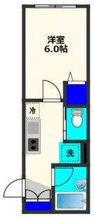 オリーブハウス門前仲町2【3階】の間取り