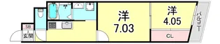 ブロンテ五色山【1階】の間取り
