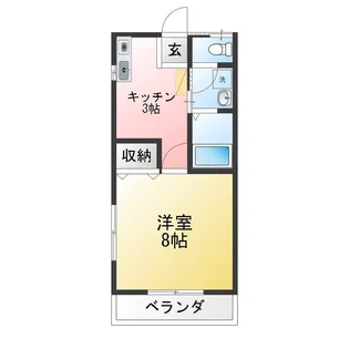 シェルハウスII【2階】の間取り