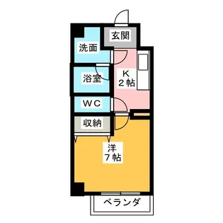 プロシード吹上【2階】の間取り