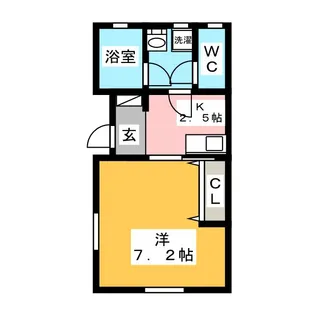 アネックス本厚木【1階】の間取り