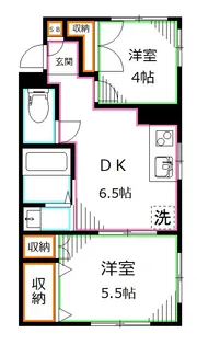 パラッツオ カメリア【1階】の間取り