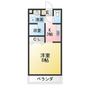 La vita 神野 B【2階】の間取り
