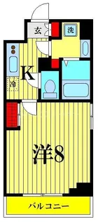 ルシェロ平井【5階】の間取り