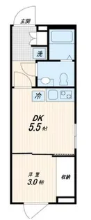 Fullea神楽坂 フレア神楽坂【1階】の間取り
