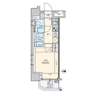 ロアール武蔵新城【8階】の間取り