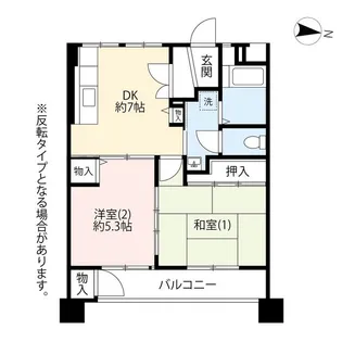 UR金町駅前【1階】の間取り