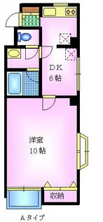 ラ・ビスタ丸の内【3階】の間取り