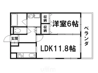 ケントクI【3階】の間取り
