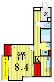 ラビット・イヤー・アイリス【2階】の間取り