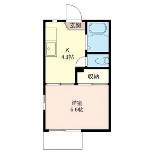 桜ハイツ【1階】の間取り