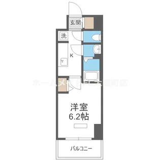 プレサンス天王寺デルニエ【9階】の間取り