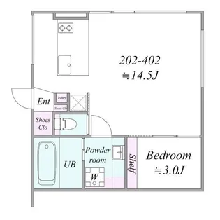 trias213【3階】の間取り