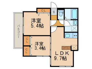 LAPULE明大前【4階】の間取り