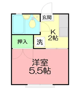 鈴木ハイツ【2階】の間取り