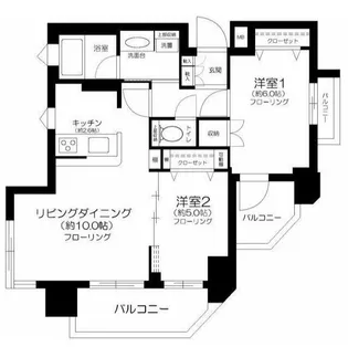 日神パレステージ八広【8階】の間取り