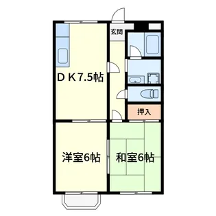 メゾン蒼A棟【2階】の間取り