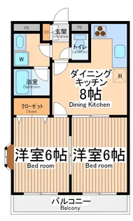 クレール大澤【2階】の間取り