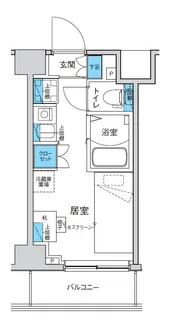 キャンパスヴィレッジ小竹向原【3階】の間取り