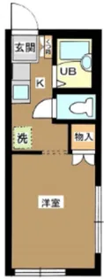 都立大テラス【1階】の間取り