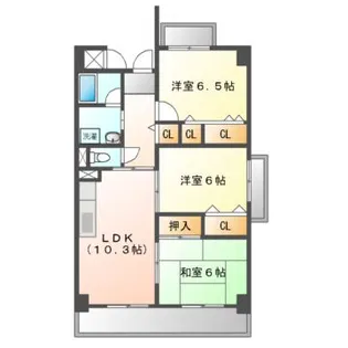 メゾンドール藤が丘【3階】の間取り