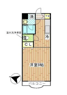 グリシーヌI【4階】の間取り