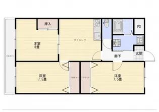 グランヴェール壱番館【2階】の間取り