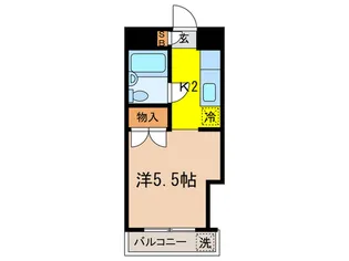 グレ-ス経堂【5階】の間取り