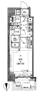 Rising place北千住【6階】の間取り
