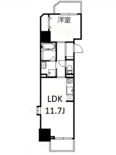 グランリドー【12階】の間取り