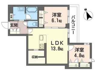 アリエッタ【3階】の間取り
