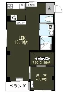 WJ・W-24【3階】の間取り