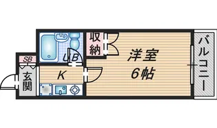 仲ハイム箕輪【2階】の間取り