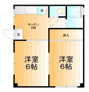 コーポワタナベ【2階】の間取り