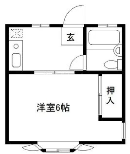メゾンアキツ【2階】の間取り