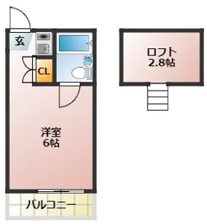 ペアパレス東武練馬【2階】の間取り
