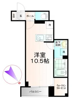 パークコート新浦安【1階】の間取り