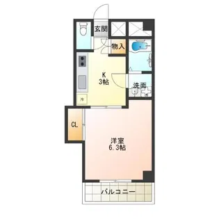 オーキッドヒルズ【3階】の間取り