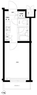 ルーブル早稲田六番館【2階】の間取り