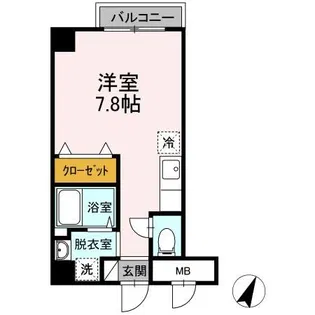 広大ブルデル【2階】の間取り