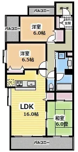 ライオンズマンション高幡不動ガーデンテラス【4階】の間取り