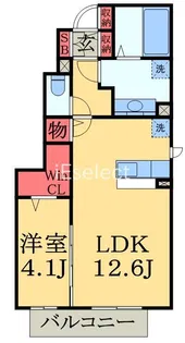ルミエール【1階】の間取り