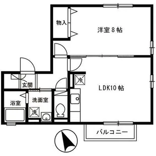 ハピネス セイラ【1階】の間取り