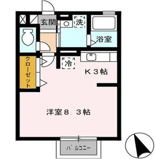 ミステル【2階】の間取り