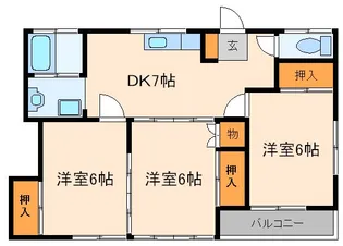 阿部アパートC棟【2階】の間取り